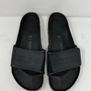Birkenstock Mens Tema Black Mircrofiber Comfort Slip On Slide Sandals Size 46 Birkenstock Men main image 2